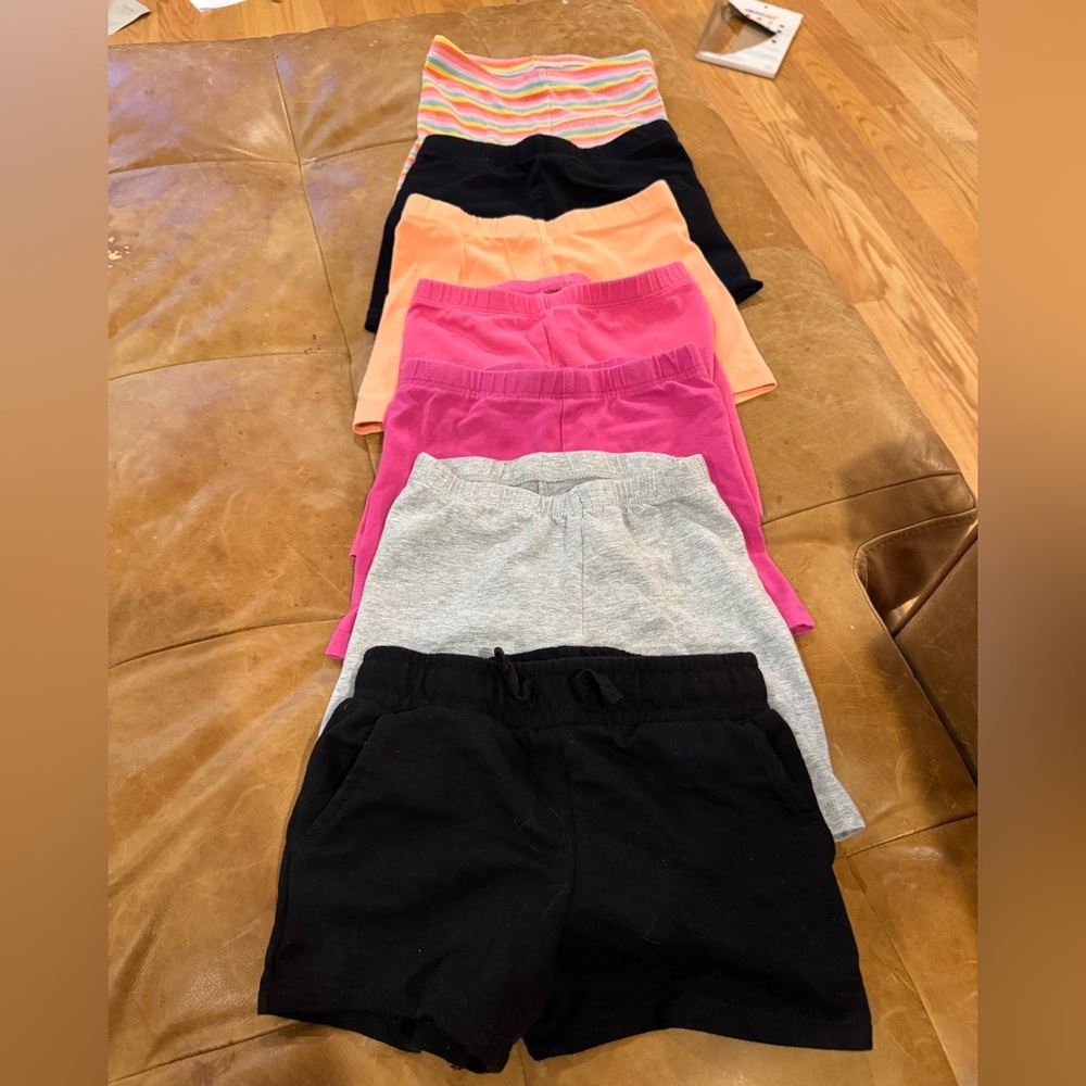 The Children's Place Colorful Kids Biker Shorts Bundle 4T